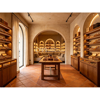Cabinet de présentation de cigares en bois de cèdre espagnol haut de gamme, humidor pour boutique de tabac, cabinet de présentation pour salle à cigares