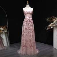 Robe de soirée élégante Lsz529, coupe trapèze, plissée, ornée de paillettes et de perles, pour les fêtes d'anniversaire, les bals de promo, pour femmes, Jancember