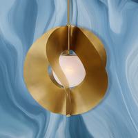 Luminaire suspendu moderne de luxe pour salle à manger de villa, en albâtre naturel et laiton, LED CE SAA, haute luminosité, luminaire suspendu Gloria Premium