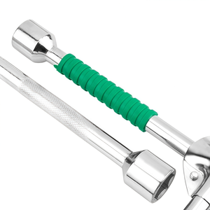 Clé à roue pliable pour voiture, outil de réparation d'urgence, démontage d'écrous de roue, jeu de clés à douille robustes sans poignée - Product Image 4