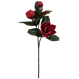 Flores Artificiales de <span class=keywords><strong>Magnolia</strong></span> de Plástico EVA Estilo Chino, Modelo QM-GYL03, para Bodas, Hoteles y Restaurantes - Product Image 4
