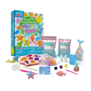 Jouets éducatifs personnalisés pour enfants Projets d'artisanat DIY Kit de fabrication de savon d'océan Kit de moules à savon DIY