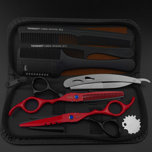ชุดเครื่องมือตัดผม กรรไกรตัดผม หวี พร้อมกระเป๋าซิป สำหรับใช้ในร้านเสริมสวยหรือที่บ้าน - Product Image 5