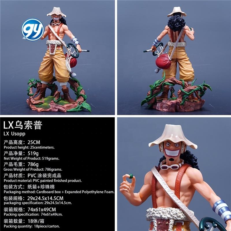 LX Usopp with Base - One Pieced GK Figure Statue Model Toy