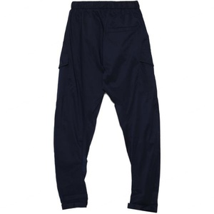 New Design Men Navy Blue Nylon Polyester Cargo Multi Flap Pockets Joggers Casual Trousers for Male - Product Image 6