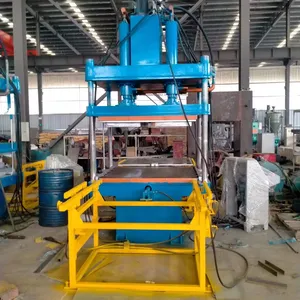 Waste tire recycling vulcanized rubber tile press machine