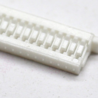 Personnaliser 1.0mm hauteur de pas 5.00mm Positions 02P-20P boîtier à sertir terminal en-tête simple rangée Pcb Rgb Led Smt connecteur