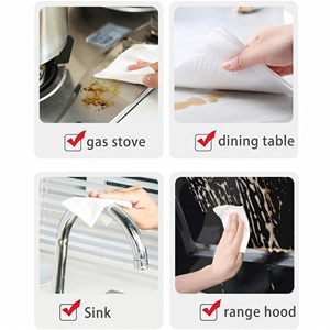 Lingettes nettoyantes efficaces pour la cuisine, éliminateur de taches, pour enlever la saleté et la crasse, vente en gros pour les usines - Product Image 4