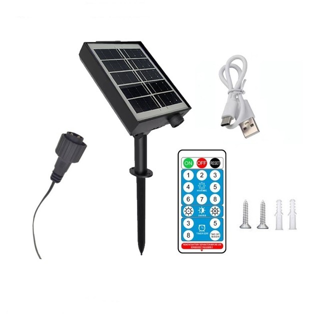 3.7V 2400mah boost 24V Solar Lamp String Control Box 5V2.4W Charging Solar Copper Lamp String Circuit Control Board