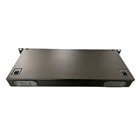 ZHEFAN Panneau de brassage fibre optique 24 ports LC-OM4 monomode, type tiroir, 1U, 19 pouces, pour montage en rack