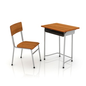 Hot Sale Office Furniture Guangzhou Black Student <b>Desk</b> Chair Combo Rolling School Chairs - Product Image 1