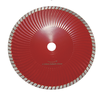 Disque de coupe diamanté turbo de qualité industrielle JDK de 4,5 à 14 pouces pour granit, béton, grès OEM 115-350 mm