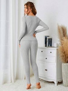 2025 Spring Womens Clothing Luxury High Quality 2 Piece <b>Set</b> Elegant <b>Sexy</b> and Comfortable Sleepwear for Women <b>Sets</b> - Product Image 3