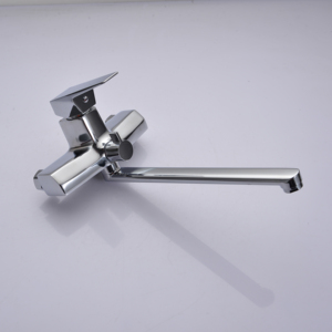 Two Hole Wall Mounted Luxury <strong>Middle</strong> <strong>East</strong> Style Zinc Long Spout Hot Cold Bathtub Bathroom Faucet Tap - Product Image 6