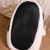 Chaussons en peluche à bout fermé, motif dessin animé, tout inclus, pour l'hiver, chauds et confortables pour la maison