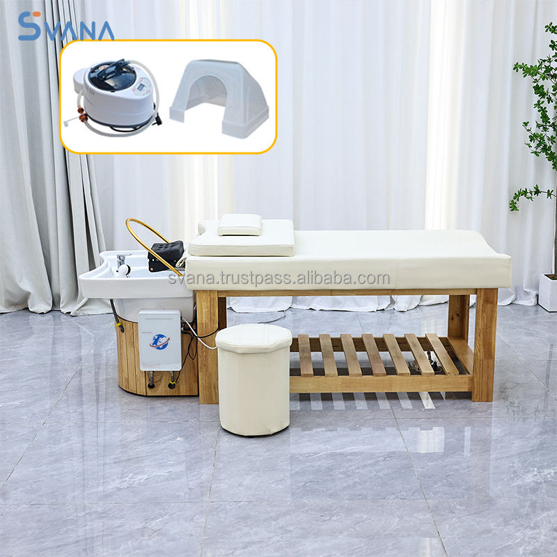 เตียง + การไหลเวียนของน้ำ + ชุดบำบัดหัว