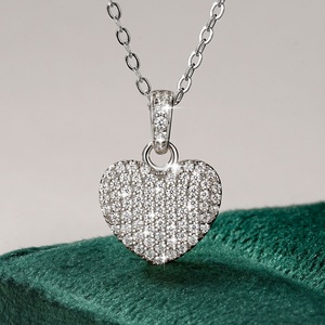 Nouveauté 2026 : Collier Exquis en Cuivre Pur Plaqué Or 14 carats avec Zircon, Forme Petit Cœur, pour Femme, Idéal au Quotidien - Product Image 4
