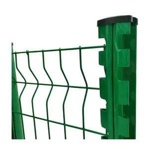 Low Carbon Steel 3D Curved Power Coated Fence
