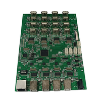 Conmutador USB Matrix PCBA de 16 Entradas y 4 Salidas, Conmutador USB con Pantalla LCD, Control Remoto LAN UART para Sistema de Gestión de Dispositivos Automatizados ODM
