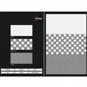 Azulejos de pared de cerámica de diseño moderno de última llegada 300x600mm estilo natural de porcelana para uso interior y exterior - Product Image 1