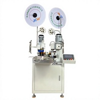 Machine à sertir automatique à double tête JCW-CST02B pour terminaux de câbles, dénudeur et sertisseur de câbles pour équipement de fabrication de câbles