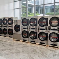 Commercial Stack Washer Dryer Heavy Duty Industrial Washer Dryer for Laundromat Hotel Apartment OEM Factory