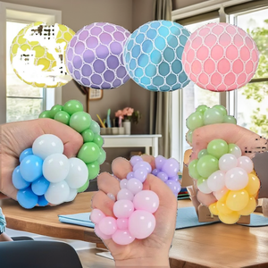 Wholesale Promotional Custom Plastic Anti Stress <b>Ball</b> <b>Squeeze</b> Toy for 2-4 Years Old Color Changing Fidgets Kevin - Product Image 2