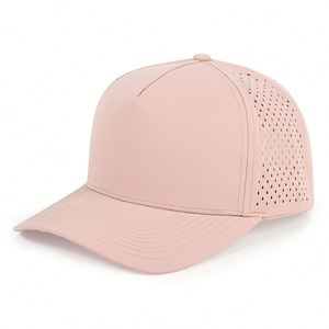 Wholesale Customized High Quality <b>Waterproof</b> Baseball Cap Laser Perforated <b>Hat</b> Tee Hole <b>Waterproof</b> Golf Trucker <b>Hats</b> - Product Image 4
