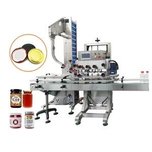 Npack High Speed Automatic Wine Plastic Glass Bottle Screw Capping Machine Bottle Sealing Machine