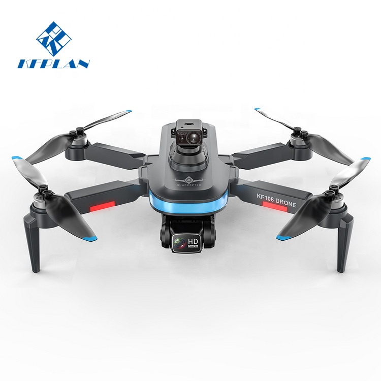 Original Radio Control KFPLAN KF108 Dron GPS 4K Obstacle Avoidance Optical Flow Brushless Professional Foldable Quadcopter Drone