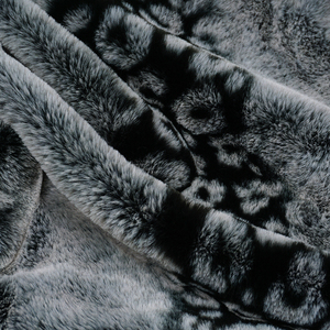 2022 Mới Đến 100% Poly 800G Tùy Chỉnh Chiều Rộng Xả In Ấn Nặng Giả Thỏ Lông Thú Sang Trọng Vải Cho May Mặc \ Dệt May Nhà \ Đồ Chơi - Product Image 1