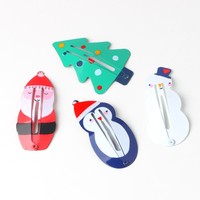Coloré mignon dessin animé Animal fruits pinces à cheveux pour enfants bord de mer Style métal BB épingles à cheveux doux cheveux accessoires pour la fête