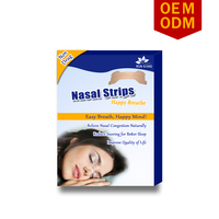 Bandes nasales anti-ronflement personnalisées hautement efficaces, transparentes, noires, respirantes, en silicone médical, certifiées CE ISO, patchs nasaux