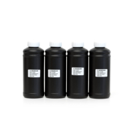 Tinta Rígida para Impresora UV, Inyección Consistente, C M Y K, 1L, para Impresión Digital Industrial