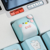 Keycap en résine personnalisé, petit pingouin, axe croisé, clavier mécanique, modèle JM-LT-XDW021, origine Chine, unique, mignon