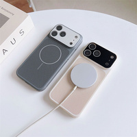 Coque arrière colorée Lichicase Candy pour iPhone 16, 16 Pro, 16 Pro Max, compatible avec la charge sans fil et la refroidissement du téléphone