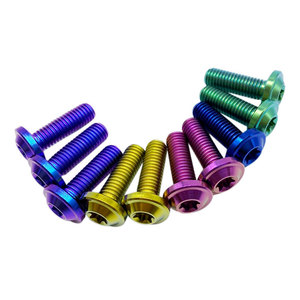 สกรูมอเตอร์ไซค์ไทเทเนียมอัลลอยด์ M6 คุณภาพสูงเคลือบสี ขายดี - Product Image 3