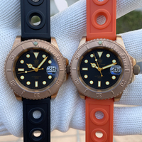 Montres de plongée pour hommes STEELDIVE Officielles SD1953S Fonction Date Super Lumineuses Boîtier en Bronze Massif Verre Saphir Étanche 300M NH35