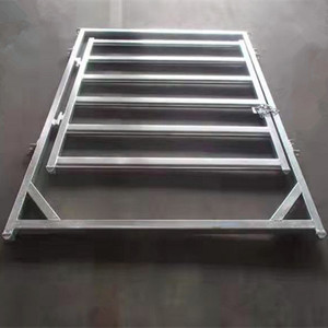 Valla de corral de Metal galvanizado por inmersión en caliente, fácil de montar, 1,5 m/1,8 m, marco de acero redondo, oveja, caballo, valla de alambre agrícola versátil - Product Image 3