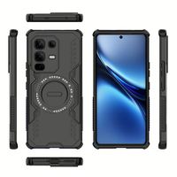 Étui de protection de luxe KAOU antichoc en TPU+PC avec protection latérale pour Infinix Note 50S 5G, compatible avec la recharge magnétique sans fil