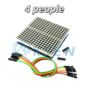 AI-KSEN 1/2/4/<strong>8</strong>-bit MAX7219 <strong>Dot</strong> matrix <strong>Module</strong> Control <strong>Module</strong> Microcontroller Controls and Drives LED Display <strong>Module</strong> - Product Image 4