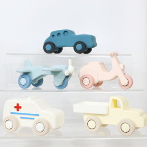 Nhà Máy Bán buôn Silicone bé Kid xe đồ chơi bé Montessori Đồ chơi xe hơi cho trẻ mới biết đi hữu cơ mọc răng - Product Image 3