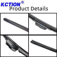 Essuie-glace de voiture hybride de haute qualité pour Kction K-715A multifonctionnel 16 adaptateurs 99% compatibilité divers essuie-glace de voiture