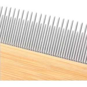 Brosse Double face en acier inoxydable à tête demi-ronde pour chat et chien, peigne de Massage pour animaux de compagnie, prix compétitif, peigne à puces pour animaux de compagnie, offre spéciale - Product Image 4