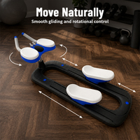Meilleure Vente : Appareil d'Exercice de la Taille en ABS, Twister de Taille Portable et Réglable pour Fitness à Domicile, Équipement d'Entraînement du Tronc et du Dos