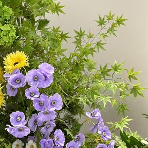 UV chứng nhận nhựa mô phỏng tường với màu xanh lá cây cỏ Dương Xỉ và 5/dĩa cao chi nhánh Maple lá cây 7/forks cao chi nhánh - Product Image 2