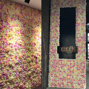 Panneaux muraux de fleurs artificielles en soie pour la décoration de mariage et de la maison - Product Image 4