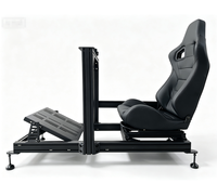 Cockpit de simulation de course en aluminium sur mesure avec siège baquet, simulateur de conduite automobile 4080 pour jeu de course F
