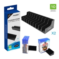 Support de rangement pour disques CD Dobe TP4-1813, 2 pièces/ensemble, pour PS4 Slim Pro, support pour disques de jeu