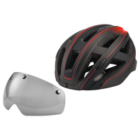 Lentille respirante Cycle de route équitation cyclisme vélo casque de vélo certifié CE lentilles de lumière LED casque de cyclisme de sport pour adulte